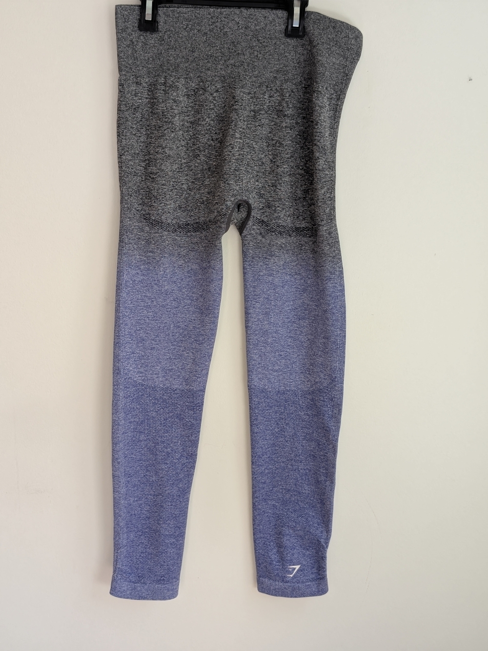 Gymshark Gray to Blue Ombre Seamless Leggings